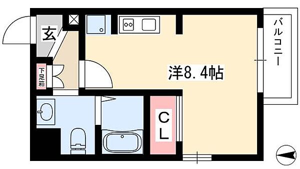 ライブコート丸の内 ｜愛知県名古屋市中区丸の内3丁目(賃貸マンション1R・3階・23.56㎡)の写真 その2