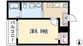 フォンテンブロー笠取町  ｜ 愛知県名古屋市西区笠取町2丁目46-2（賃貸アパート1K・3階・24.18㎡） その2