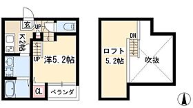 メゾン　シュシュ  ｜ 愛知県名古屋市中区新栄1丁目25-13-1（賃貸アパート1K・2階・18.97㎡） その2