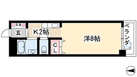 シティピア伝馬町  ｜ 愛知県名古屋市熱田区伝馬1丁目5-8（賃貸マンション1K・9階・24.30㎡） その2