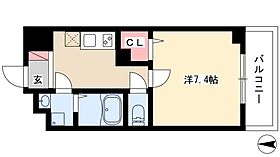 ウェルシー亀島  ｜ 愛知県名古屋市中村区亀島1丁目10-1（賃貸マンション1K・1階・28.53㎡） その2