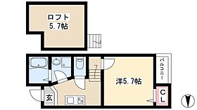 Creo本陣参番館  ｜ 愛知県名古屋市中村区上ノ宮町1丁目10-1（賃貸アパート1K・2階・22.18㎡） その2