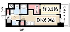 エステムコート名古屋新栄Vラポール  ｜ 愛知県名古屋市中区新栄町2丁目21-9（賃貸マンション1DK・2階・28.60㎡） その2