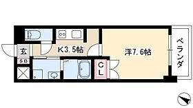 メゾンドガスパール名駅  ｜ 愛知県名古屋市中村区則武2丁目7-17（賃貸マンション1K・2階・28.60㎡） その2