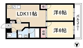 DOMUS21  ｜ 愛知県名古屋市中区栄4丁目6-42（賃貸マンション2LDK・4階・48.42㎡） その2