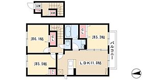 パストラル八田　B棟  ｜ 愛知県名古屋市中村区横前町519（賃貸アパート3LDK・2階・70.39㎡） その2