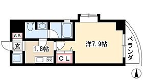 カレント新栄  ｜ 愛知県名古屋市中区新栄1丁目4-16（賃貸マンション1K・7階・24.99㎡） その2