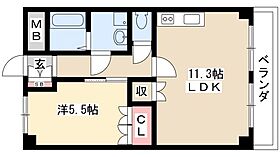 ウィスダム・J  ｜ 愛知県名古屋市西区児玉1丁目14-18（賃貸マンション1LDK・2階・41.04㎡） その2