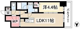 カメリア丸の内  ｜ 愛知県名古屋市中区錦2丁目7-1（賃貸マンション1LDK・3階・40.02㎡） その2