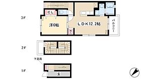 リンデンII  ｜ 愛知県名古屋市東区山口町8-6（賃貸アパート1LDK・3階・53.36㎡） その2