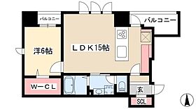 LIBERTA CARINO  ｜ 愛知県名古屋市中区丸の内3丁目10-8（賃貸マンション1LDK・6階・49.96㎡） その2