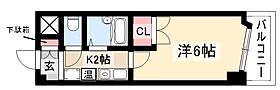 ハイツ亀島  ｜ 愛知県名古屋市中村区井深町18-25（賃貸マンション1K・7階・21.00㎡） その2