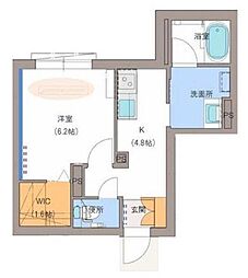 Phoenix（フェニックス） 2階1Kの間取り