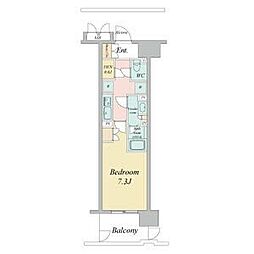 ラフィシア上前津(Rafficia Kamimaezu) 11階1Kの間取り