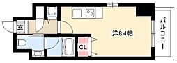 LIVCITY ワンルームの間取図画像