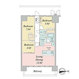 間取図画像 3LDK