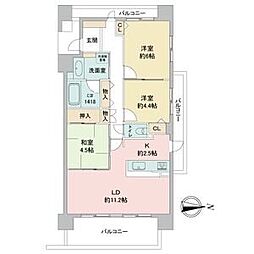 willDo黒川 3LDKの間取図画像
