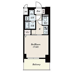 S-RESIDENCE浄心East 1Kの間取図画像