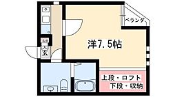 ノヴェル今池 1Kの間取図画像