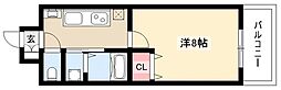 リアライズ記念橋 1Kの間取図画像