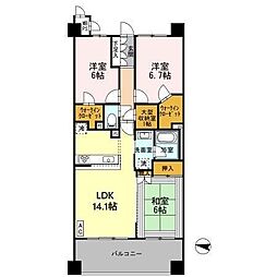 ライオンズガーデン千種アーススクエア 3LDKの間取図画像