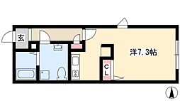 リアライズ名城公園 1Kの間取図画像