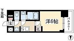 メイクス今池PRIME 1Kの間取図画像