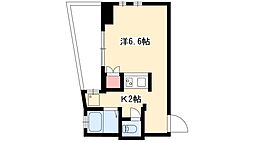 グランステージ千種 1Kの間取図画像