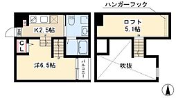 ココマンション 1Kの間取図画像