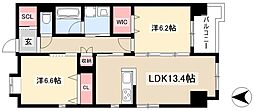 NobleLife吹上 2LDKの間取図画像