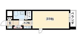 YS上前津 1Kの間取図画像