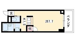 グランステージ千種 ワンルームの間取図画像