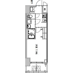 S-RESIDENCE庄内通駅前curere(クラーレ) 1Kの間取図画像