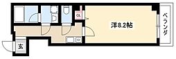 ヴィラマルグリット 1Kの間取図画像