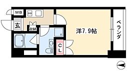 RESIDENCEKANAYAMASQUARE 1Kの間取図画像