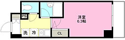 セイコーガーデン6 1Kの間取図画像