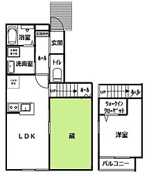 LuLuプリンセス 1SLDKの間取図画像