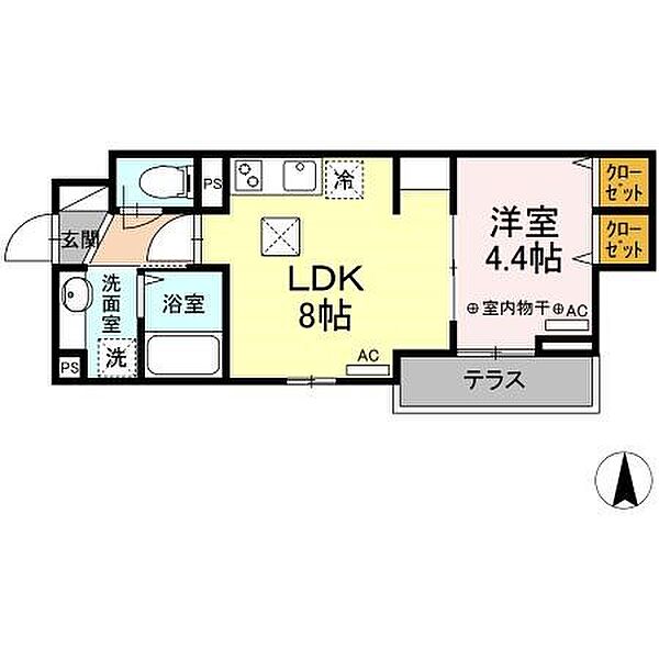 アヴァンス東日暮里 201｜東京都荒川区東日暮里３丁目(賃貸アパート1LDK・2階・31.73㎡)の写真 その2