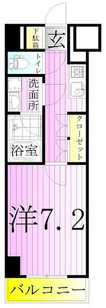 ジェノヴィア五反野スカイガーデン 1003｜東京都足立区梅田２丁目(賃貸マンション1K・10階・26.10㎡)の写真 その2