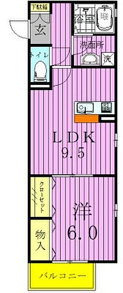 東京都足立区堀之内１丁目(賃貸アパート1LDK・2階・40.35㎡)の写真 その2