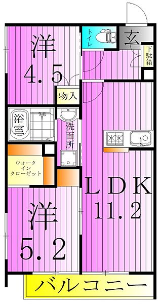 （仮称）足立区一ツ家1丁目計画 ｜東京都足立区一ツ家１丁目(賃貸アパート2LDK・3階・47.20㎡)の写真 その2