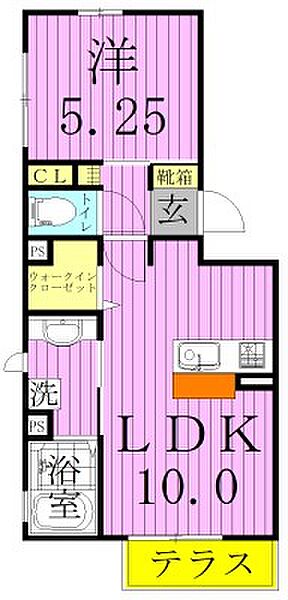 Classe ｜東京都足立区千住曙町(賃貸アパート1LDK・1階・37.96㎡)の写真 その2