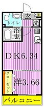 ピース八潮  ｜ 埼玉県八潮市大瀬５丁目（賃貸アパート1DK・2階・25.41㎡） その2