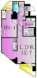 S-RESIDENCE北綾瀬awesome 1LDKの間取図画像