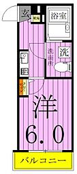 間取図画像 1K