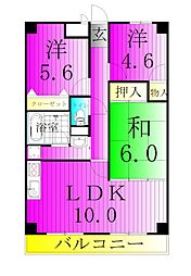 パーソンヒルズ 3階/-