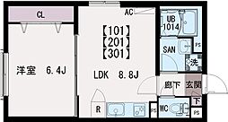 間取図画像 1LDK