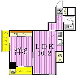 ピカイヤ千住桜木 1LDKの間取図画像