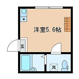 ノーザンロード綾瀬 ワンルームの間取図画像