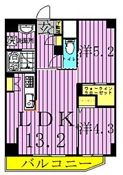 ドゥーエ南千住 2LDKの間取図画像